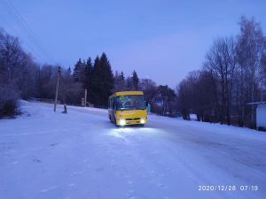 Сумщина: Транспорт для учнів вирушив у рейс
